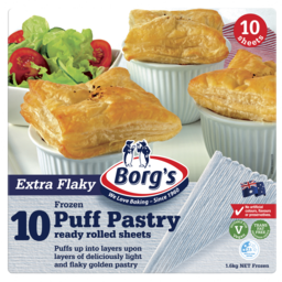 Photo of Borg's Extra Flaky Puff Pastry 10 Sheets 1.6kg