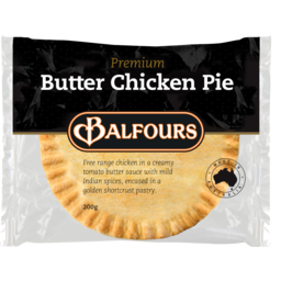 Photo of Balfours Premium Butter Chicken Pie 200g