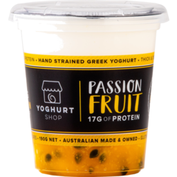 Photo of Yoghurt Shop Passionfruit 190g