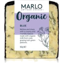 Photo of Marlo Organic Blue Cheese 160g