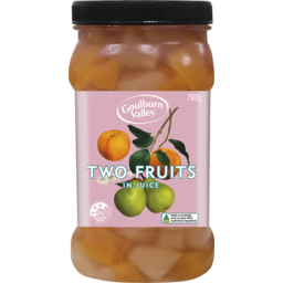 Photo of Goulburn Valley Australian Two Fruits Diced In Juice