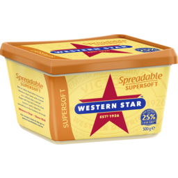 Photo of Western Star Spreadable Butter Supersoft 500g 500g