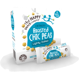 Photo of The Happy Snack Company Chic Peas Lightly Salted 6 Pack