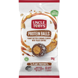 Photo of Uncle Tobys Nutritious Snacks Protein Ball Peanut And Caramel 84g 