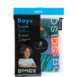 Photo of Bonds Boys Trunk 8/10 & 10/12 3pk
