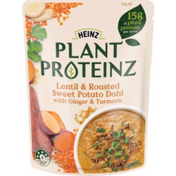 Photo of Heinz® Plant Proteinz™ Lentil & Roasted Sweet Potato Dahl With Ginger & Turmeric 330g 330g