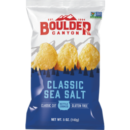 Photo of Boulder Canyon Gluten Free Classic Sea Salt Potato Chips 142g