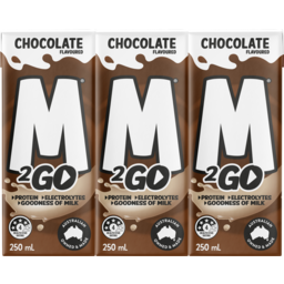 Photo of M2go Chocolate Flavoured Milk Uht 6x250ml