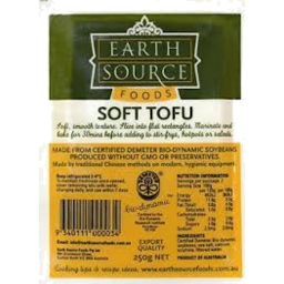 Photo of Earth Source Soft Tofu Gf 250g