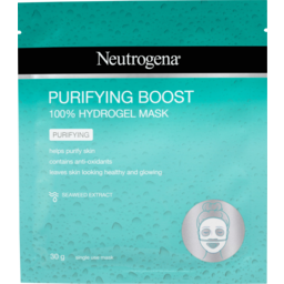 Photo of Neutrogena Purifying Boost 100% Hydrogel Face Mask 30g