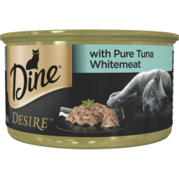 Photo of Dine Desire With Pure Tuna Whitemeat Cat Food 85g
