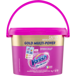 Photo of Vanish Napisan Oxi Action Gold Multi-Power Stain Remover & Laundry Booster Powder 3kg 3kg