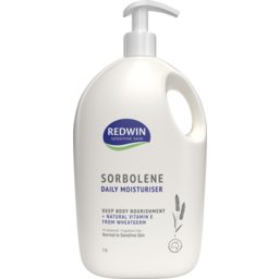 Photo of Redwin Sorbolene Normal To Sensitive Skin Daily Moisturiser 1.1l