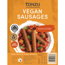 Photo of Tonzu Organic Sausages Garlic & Chilli 300g