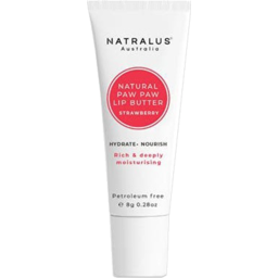 Photo of Natralus Natural Paw Paw Strawberry Lip Butter 8g