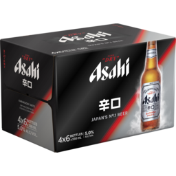 Photo of Asahi Super Dry Beer 6 Pack X 4.0x330ml