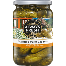 Photo of Always Fresh Sweet And Sour Cucumbers 680g