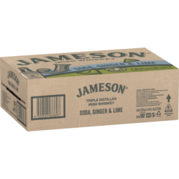 Photo of Jameson Soda, Ginger & Lime 24 X 375ml Can 24.0x375ml