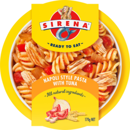 Photo of Sirena Ready To Eat Napoli Style Pasta With Tuna 170g