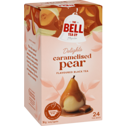 Photo of Bell Tea Bags Delights Flavoured Black Tea Caramelised Pear 24 Pack