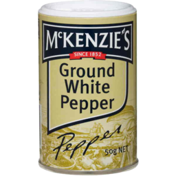 Photo of McKenzie's Ground White Pepper 50g
