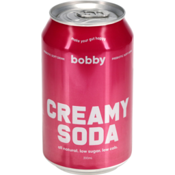 Photo of BOBBY DRINKS Bobby Prebiotic Soft Drink Creamy Soda 330ml