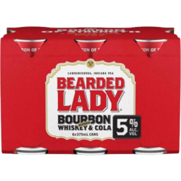 Photo of Bearded Lady & Cola 5% 375ml 6 Pack