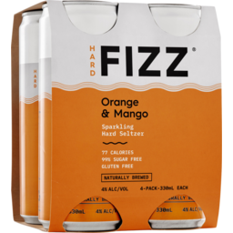 Photo of Hard Fizz Orange & Mango Seltzer Cans
