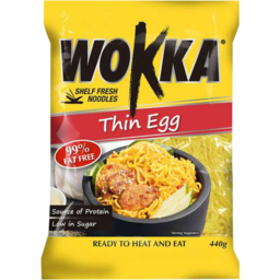 Photo of Wokka Noodle Thin Egg 440g