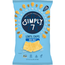 Photo of Simply 7 Lentil Chips Sea Salt 113g