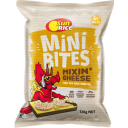Photo of Sunrice Mini Bites Mixin' Cheese Kids Multipack 6 Pack