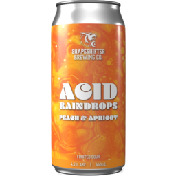 Photo of Shapeshifter Acid Raindrops Peach & Apricot Sour 440ml Can