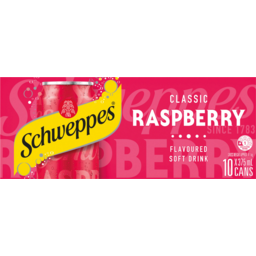 Photo of Schweppes Traditional Raspberry Cans