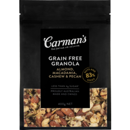 Photo of Carman's Grain Free Almond Macadamia Cashew & Pecan Granola 400g