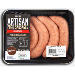 Photo of SCOTTSDALE PORK SAUSAGES (TRAY) CHILLI & CHEESE