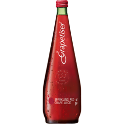Photo of Grapetiser Sparkling Juice Red Grape Glass Bottle 750ml