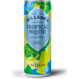 Photo of Billson's Tropical Mojito Summer Cocktail Can