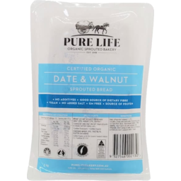Photo of Pure Life Org Sprouted Date & Walnut Bread 1kg