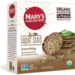 Photo of Mary's Gone Crackers Super Seed Everything Crackers 