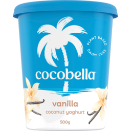 Photo of Cocobella Dairy Free Vanilla Coconut Yoghurt 500g