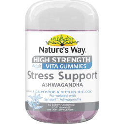 Photo of Natures Way Adult Stress Support Gummies with Ashwagandha 60 Pack