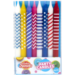 Photo of Dollar Sweets Party Candles 16 Pack