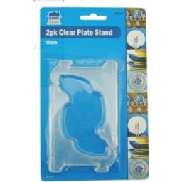 Photo of Plate Stand Clear 100mm Pk-2