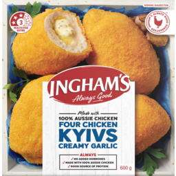 Photo of Inghams Creamy Garlic Chicken Kievs (Duets)