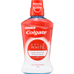 Photo of Colgate Optic White Sparkling Fresh Mint Mouthwash