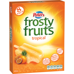 Photo of Peters Frosty Fruits Tropical 8pk 600ml