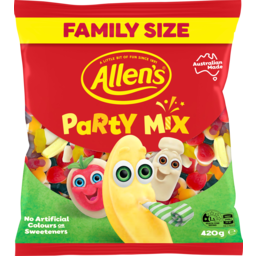 Photo of Allen's Party Mix Lollies Bag 420g