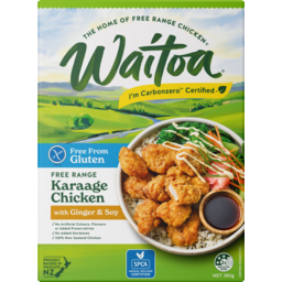 Photo of Waitoa Free Range Chicken Tenders Gluten Free Karaage with Ginger & Soy 380g