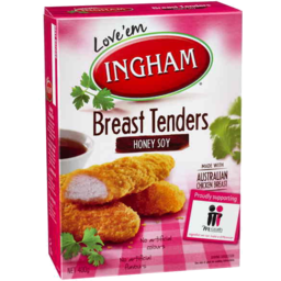 Photo of Ingham Chicken Breast Tenders Honey & Soy 400gm