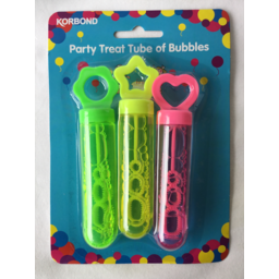 Photo of Korbond Party Time Tube Of Bubbles 3pk